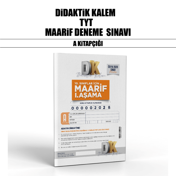 DİDAKTİK KALEM 1.AŞAMA MAARİF DNM A - 2026